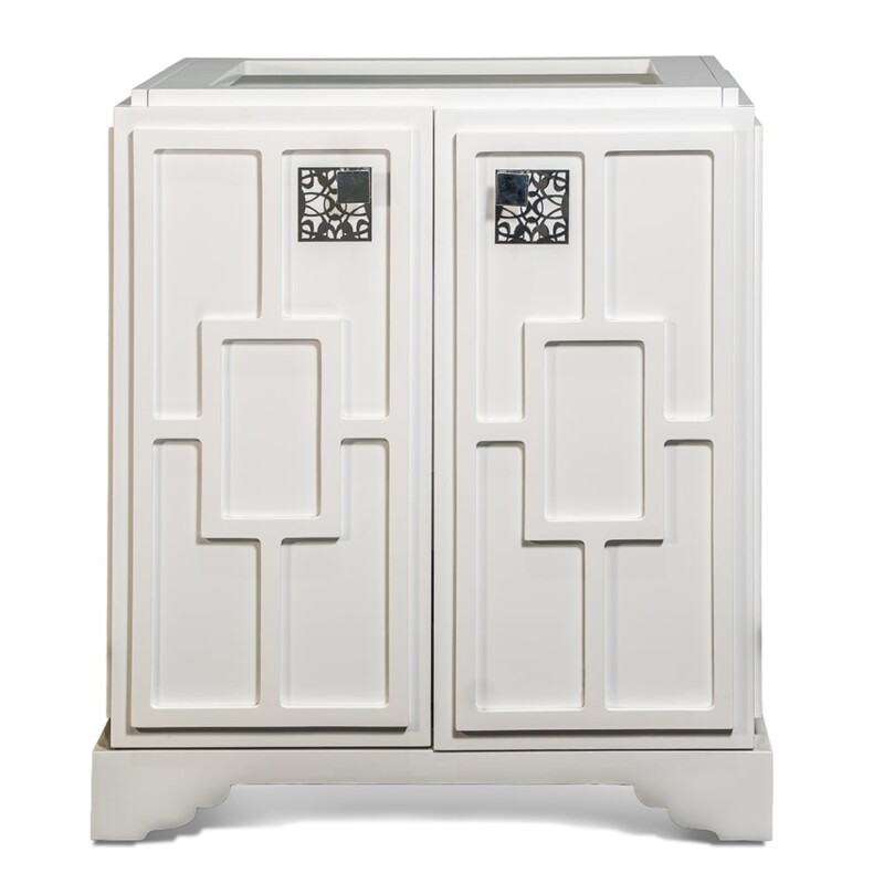 Fresh White Pavillion Bathroom Vanities 29 3/4×21 3/4
