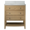 Carrara Halcyon Light Oak Bathroom Vanities 31×19 (PS73005)