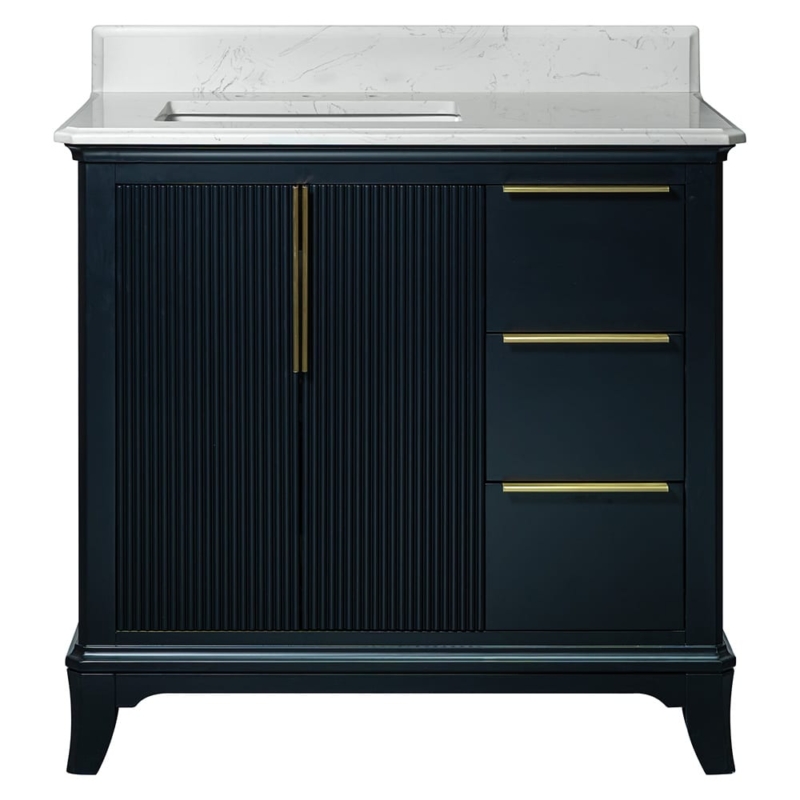 Carrara Grosvenor Nayv Blue Bathroom Vanities 37×22 (PS73008)