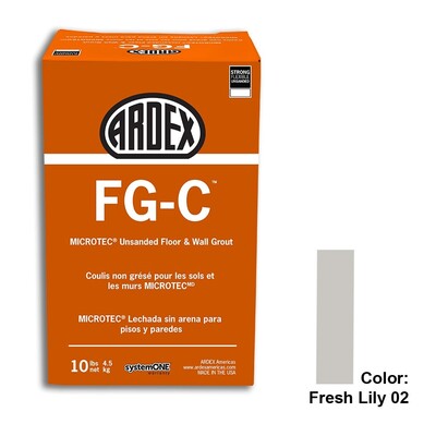 Fresh Lily Tile Setting Materials Fg-c Unsanded Grout Various