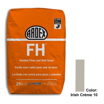 Irish Creme Tile Setting Materials Fh Sanded Grout Various