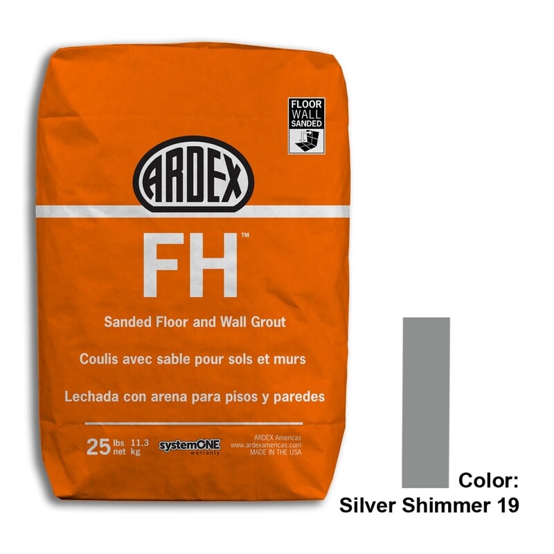 Silver Shimmer Tile Setting Materials Fh Sanded Grout Various