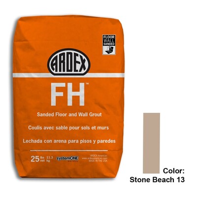 Stone Beach Tile Setting Materials Fh Sanded Grout Various