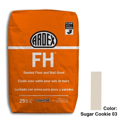 Sugar Cookie Materiales de colocación Fh Sanded Grout Varios