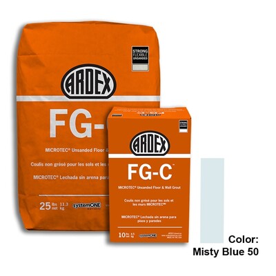 Misty Blue 10 Tile Setting Materials Grout And Sealers Custom