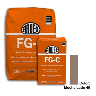 Mocha Latte 10 Materiales de Instalación para Baldosas Fg-c Unsanded Grout Custom