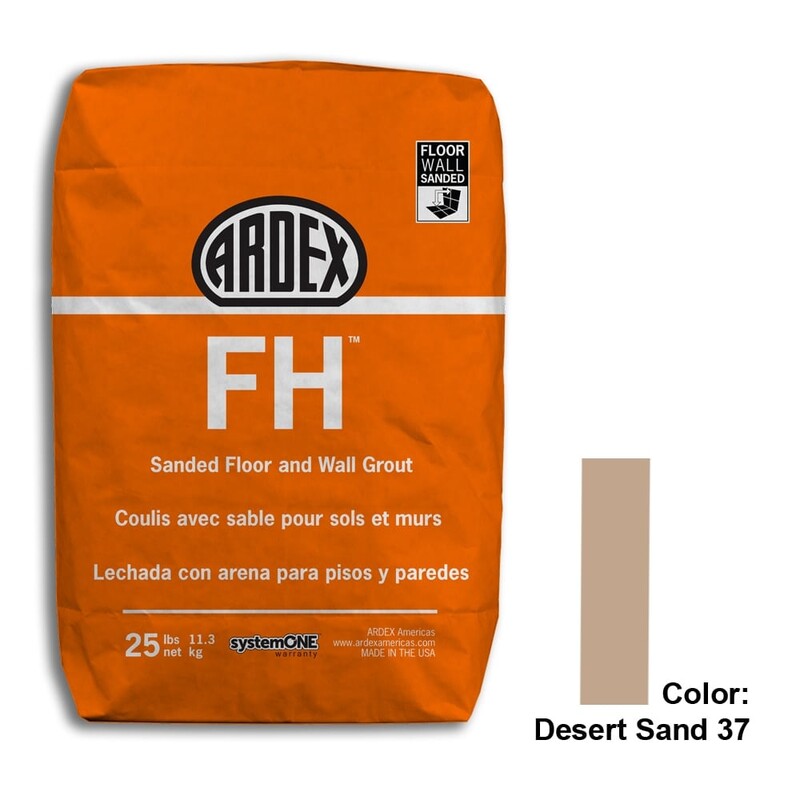 Desert Sand 25 Tile Setting Materials Fh Sanded Grout Custom
