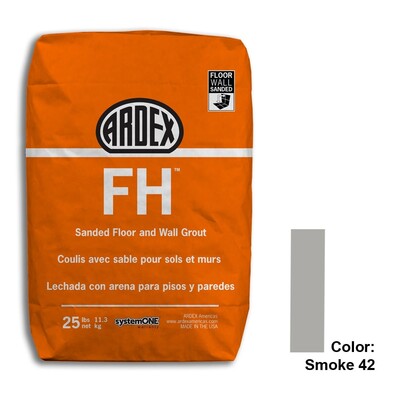 Smoke 25 Tile Setting Materials Fh Sanded Grout Custom