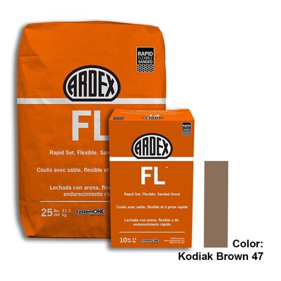 Kodiak Brown 25 Tile Setting Materials Fl Sanded Grout Custom