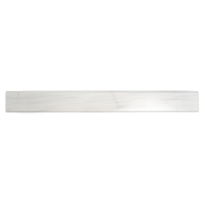 Snow White Polished Marble Corner Shelves 4×36