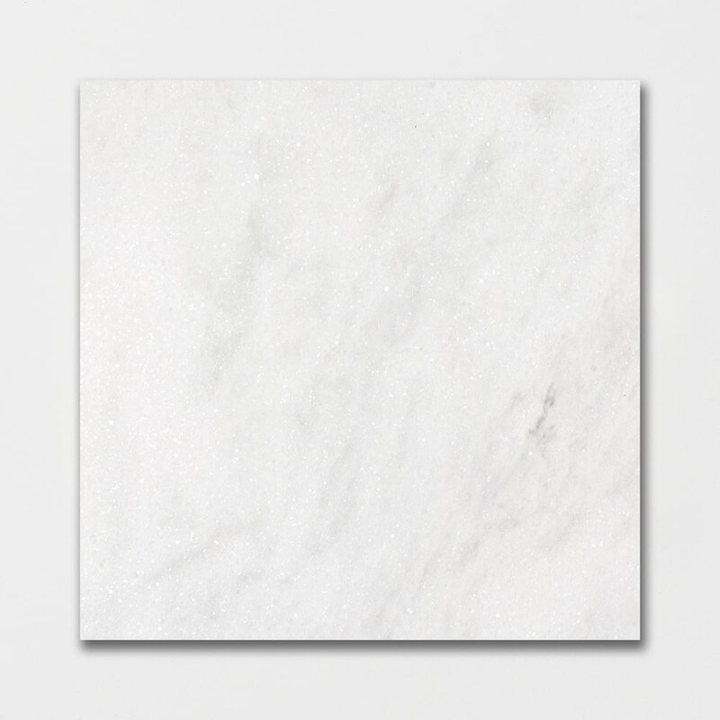 Glacier Honed Marble Tile 18x18