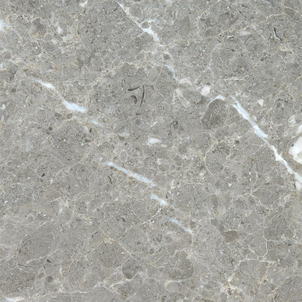 Silver Drop Polished Marble Tile 12x12x3/8 Marble Flooring Gray
