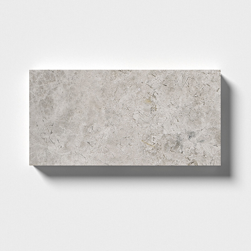 Silver Clouds Polished Marble Tile 2 3/4x5 1/2