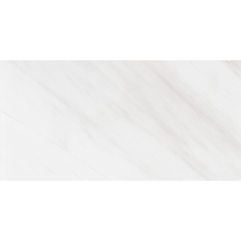 Snow White Polished Marble Tiles 12×24