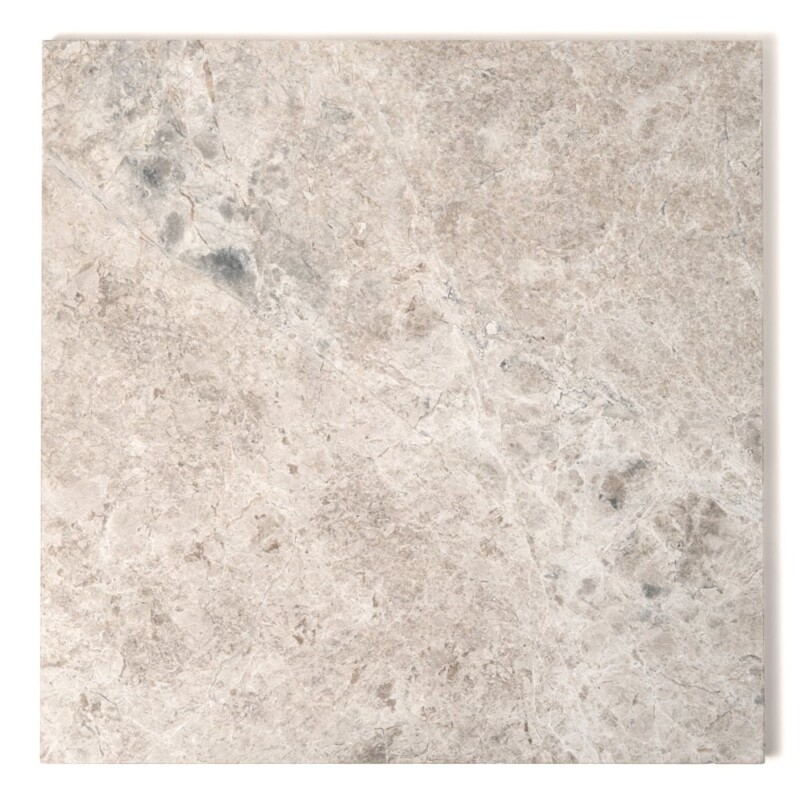 Silver Shadow Honed Marble Tiles 12×12