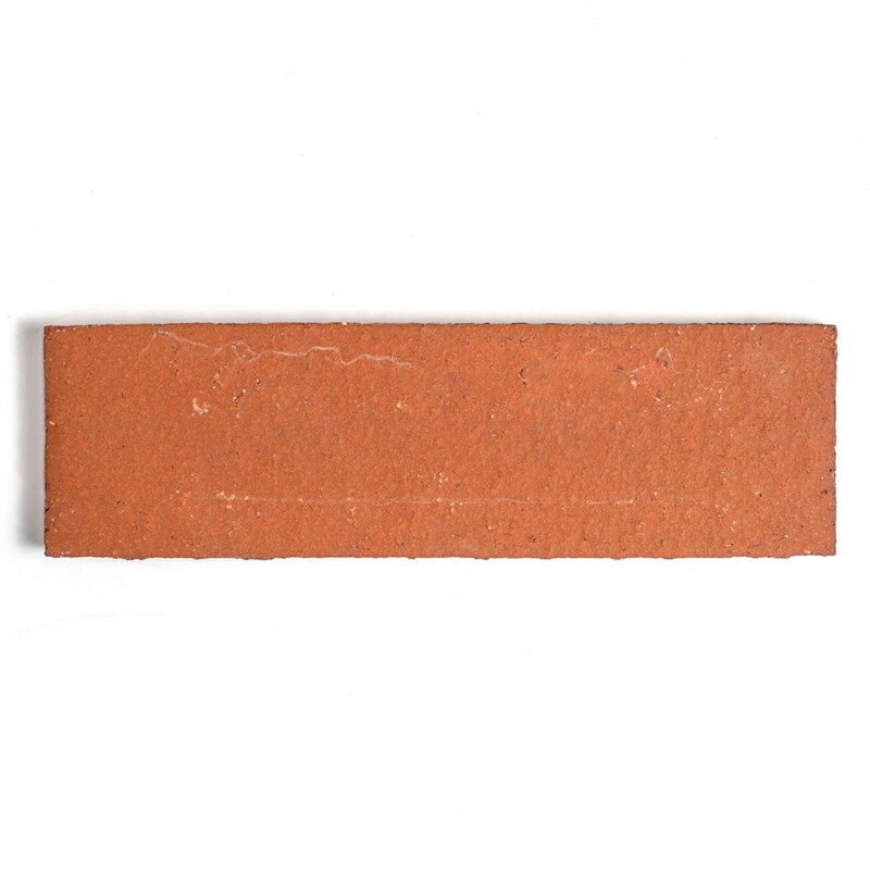 Red Textured Terracotta Tiles 2 9/16×8 7/16
