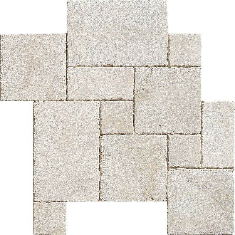 Diana Royal Textured Marble Pavers Ashlar Pattern