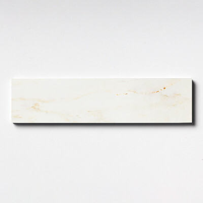 Calacatta Amber Honed Subway Marble Tiles 3×12