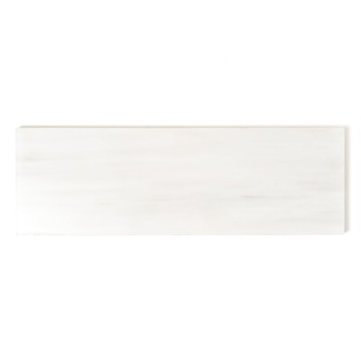 Snow White Polished Marble Tiles 4×12