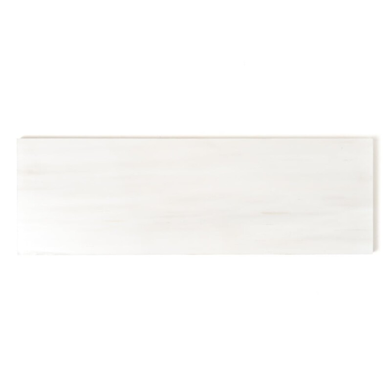 Snow White Polished Marble Tiles 4×12