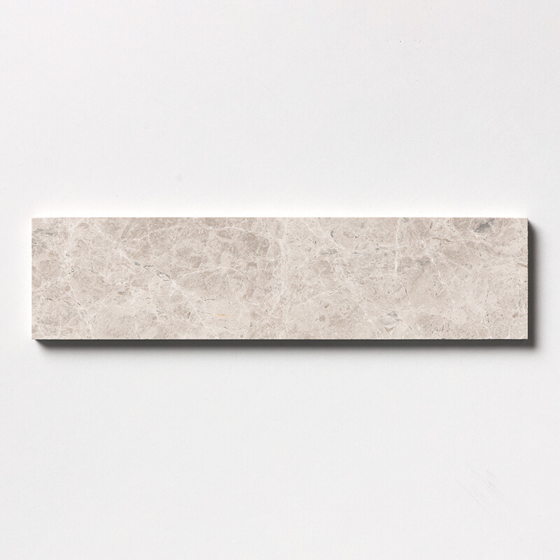 Silver Shadow Honed Marble Tile 3x12