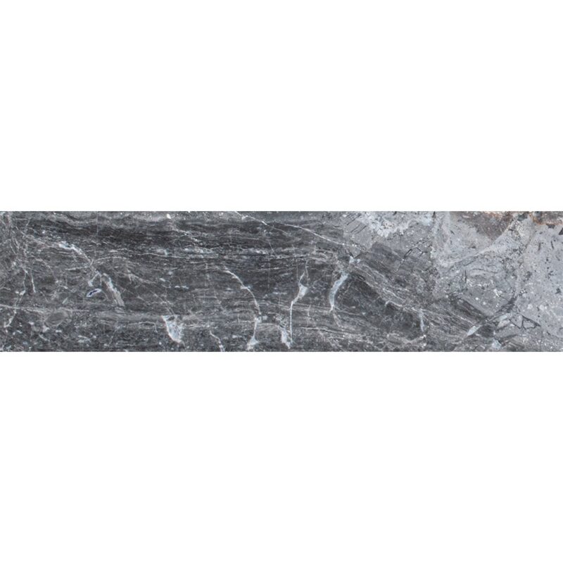 Haisa Black Honed Marble Tile 3×12 Image