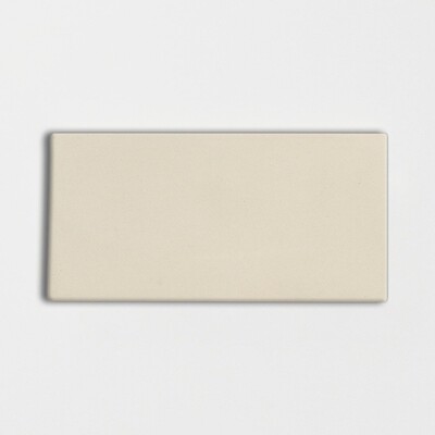 Mushroom Glossy Subway Ceramic Tiles 3×6
