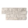Silver Shadow Split Face Marble Ledger Panel 6×12