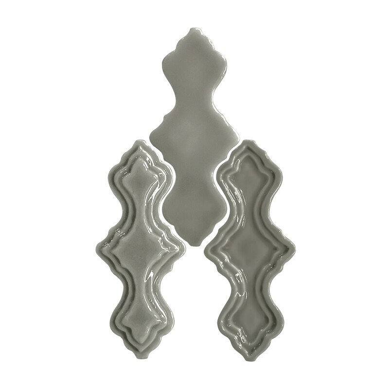 Ambrosia Moresque Glossy Falbala Ceramic Moldings 2x6