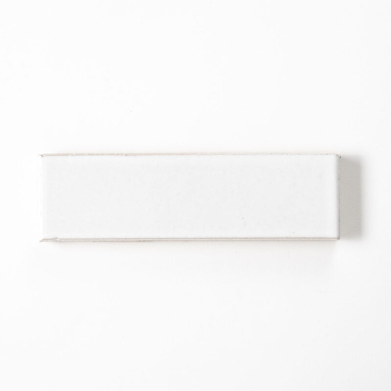 White Brick Gloss Thin Brick Tile 2 1/8×7 1/2 Image