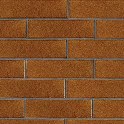 Malerie Nut Glossy Subway Thin Brick Tiles 2 5/8×9 5/8