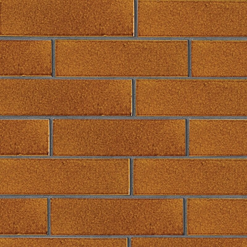 Pumpkin Field Glossy Subway Temple Tiles 2 5/8×9 5/8
