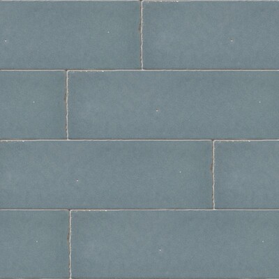 Peggy Blue Plain Ceramic Tiles 2 1/4×7 3/8
