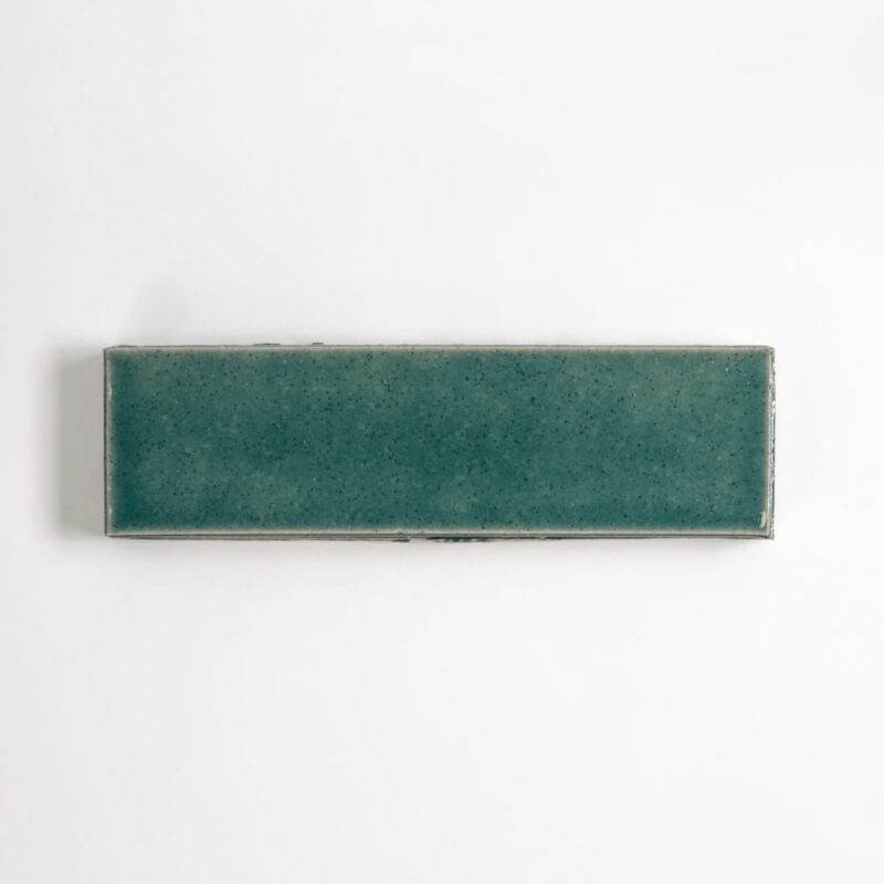 Aqua Marine Crackled Ceramic Tile 2 1/8×7 1/2 Image