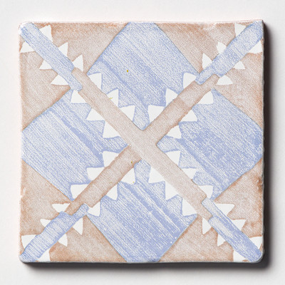 Lino Vintage Manta Azulejo de terracota esmaltado brillante 6x6