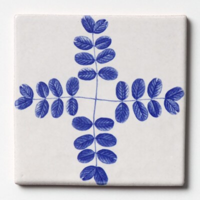 Cadet Matte Garden Topiary Glazed Terracotta Tiles 6×6
