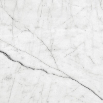 Baldosa de mármol blanco pulido Carrara C 12x12