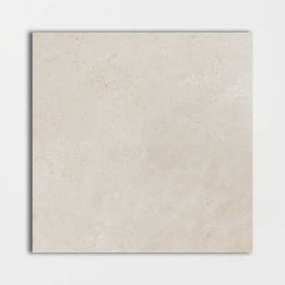 Crema Marfil Polished Marble Tiles 18×18