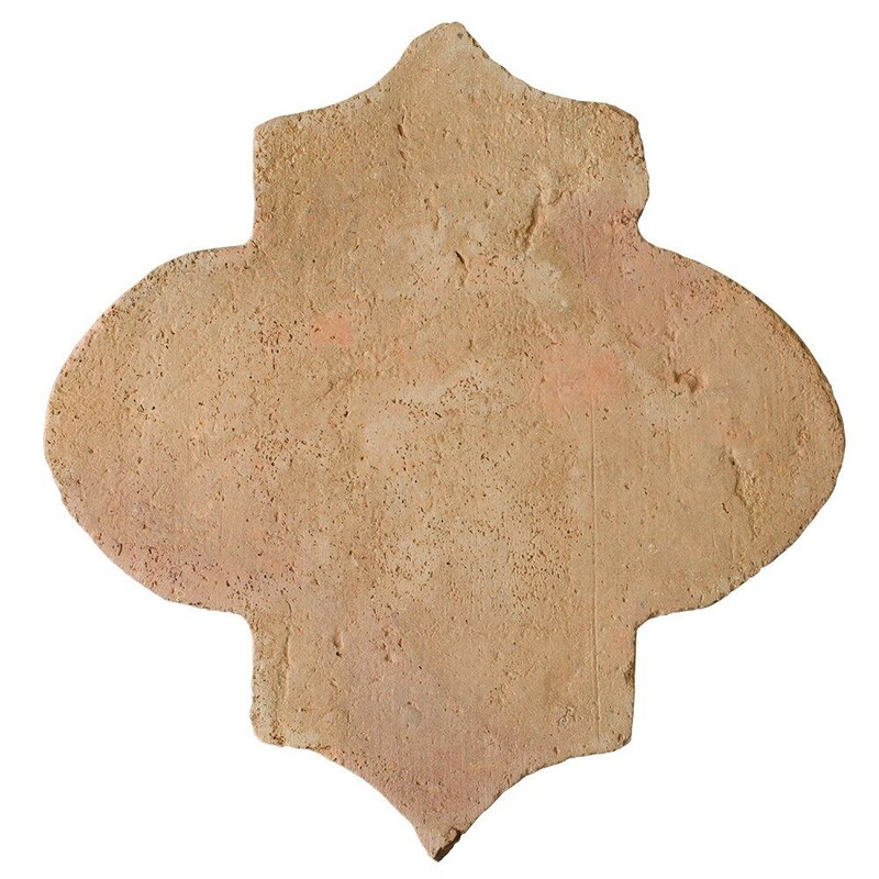Cotto Med Natural Arabesque Terracotta Tile 8 3/4x8