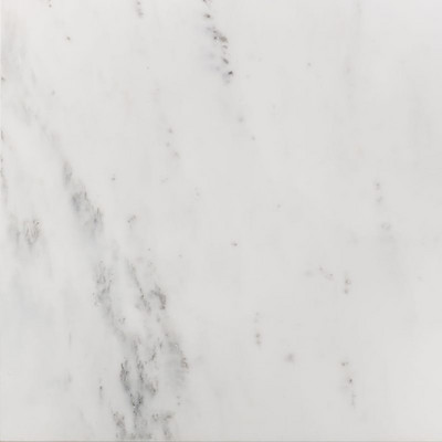 Imperial White Polished Marble Tile 24x24