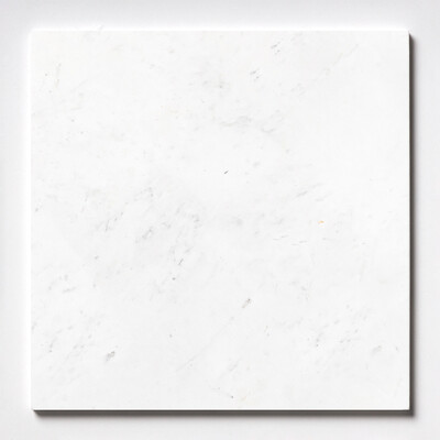 Royal White Honed Marble Tile 24x24