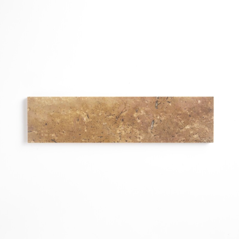Scabas Red Honed Blend Travertine Tiles 3×12