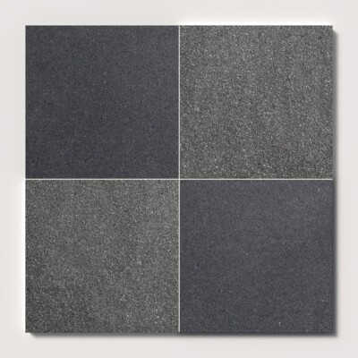 Absolute Black Extra Honed Checkerboard Pattern Granite Tiles 18×18