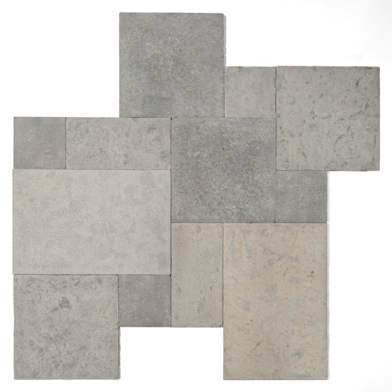 Chateau Gris Blend Brushed Versailles Pattern Limestone Patterns Versailles Pattern