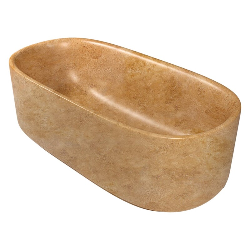 Walnut Dark Honed Marble Tub 33 30/64×78 47/64
