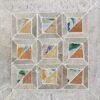 Chana Quilt Honed Limestone Mosaics 8×8