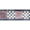 Check & Block Honed Limestone Border Tiles 3×8