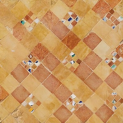 Cherchel Mini Mosaics Honed Limestone Mosaics 9×9