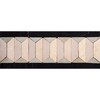 Pompeii Honed Pleat Limestone Border Tiles 3×8