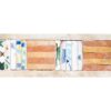 Utica Honed Limestone Border Tiles 3×8